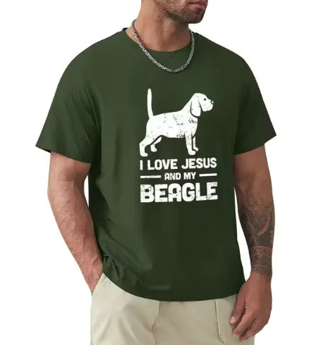 Beagle - Funny Jesus Christian Dog T-shirt