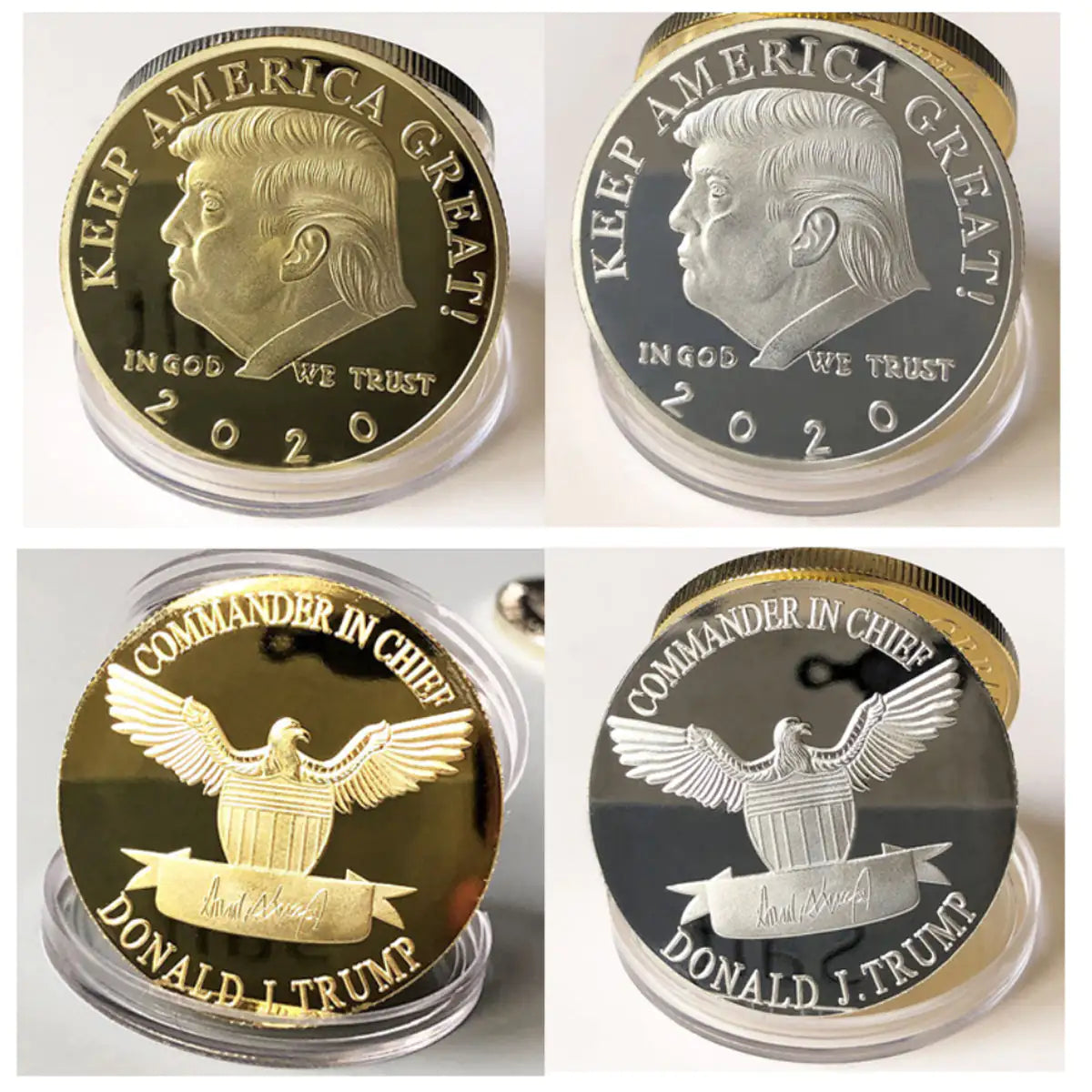 Keep America Great Trump Coins In Gold And Silver