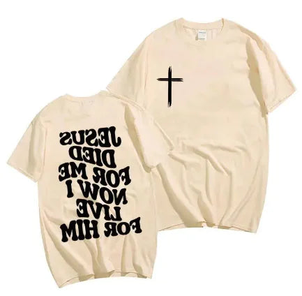 Men's Christian T Shirt Jesus Bible Verse